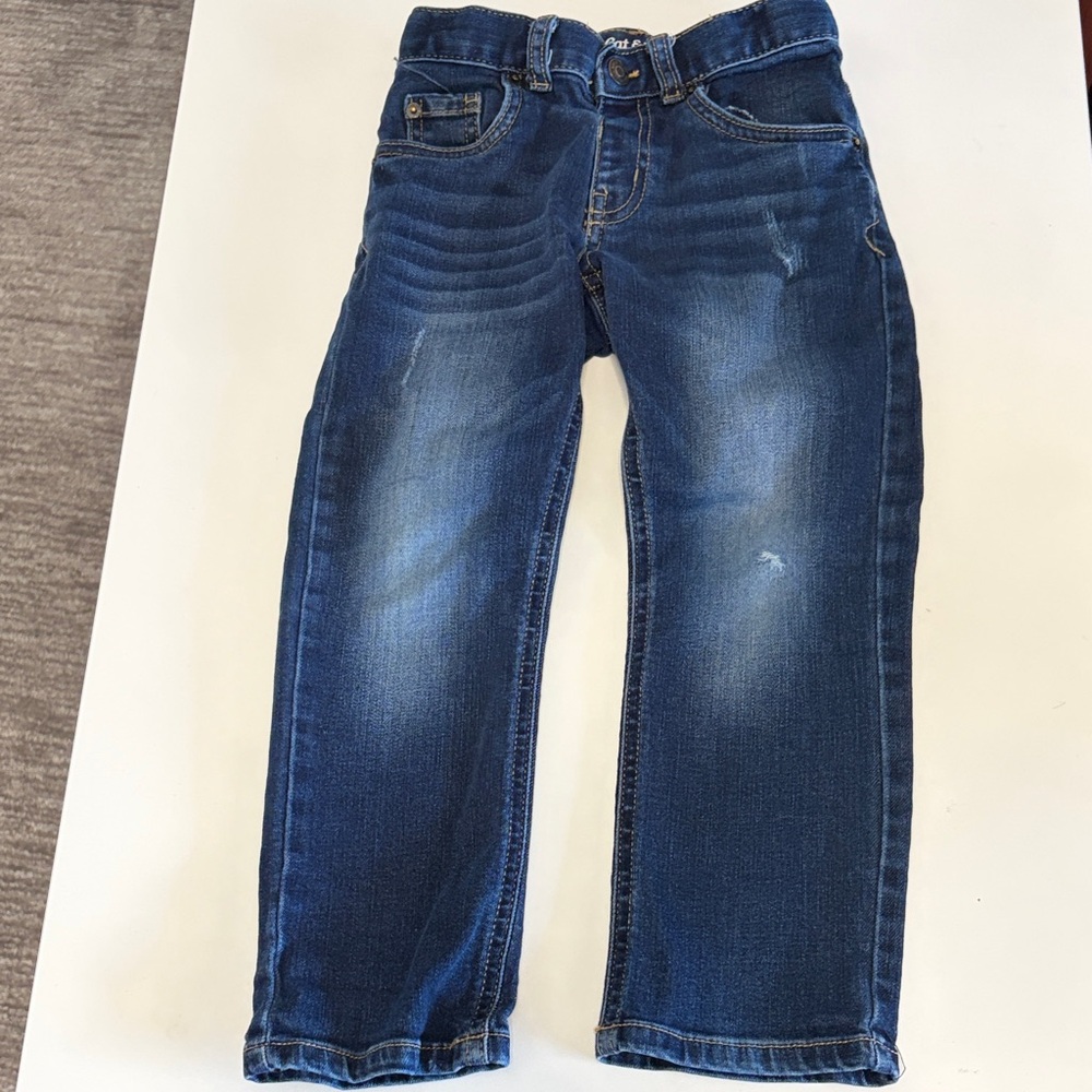 Cat & Jack Dark Blue Stretch Jeans